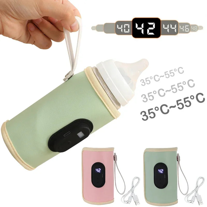 USB Milk Bottle Warmer – Portable Travel Pouch