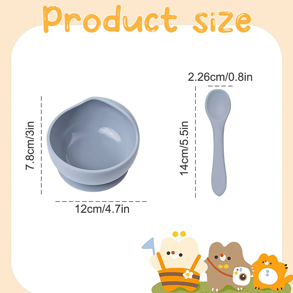 Silicone Suction Bowl Set (2-Piece)